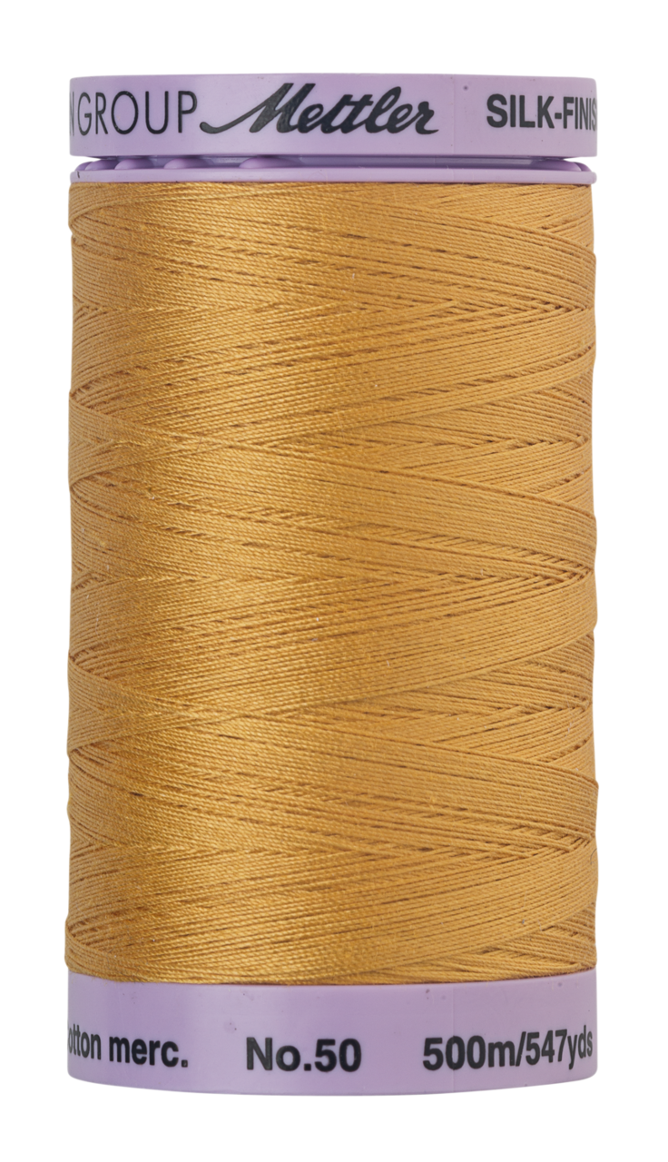 Star Gold (9104-0892) | Silk-Finish Cotton 50wt (500M / 547Y) | Mettler Thread
